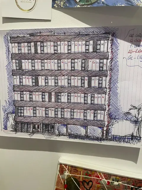 Drawing by Mark Staples