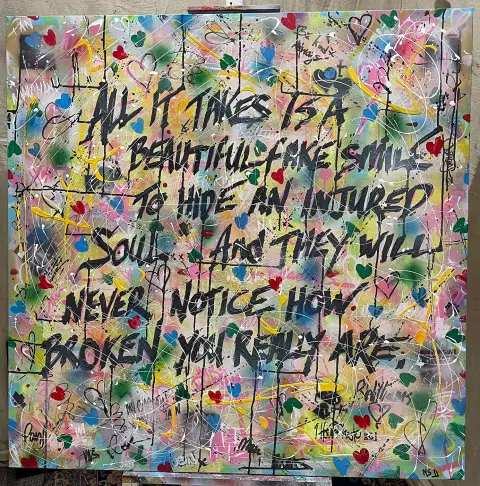 Early painting by Mark Staples
