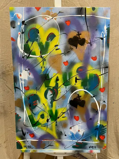 Early painting by Mark Staples