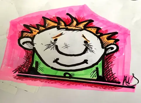 Drawing by Mark Staples