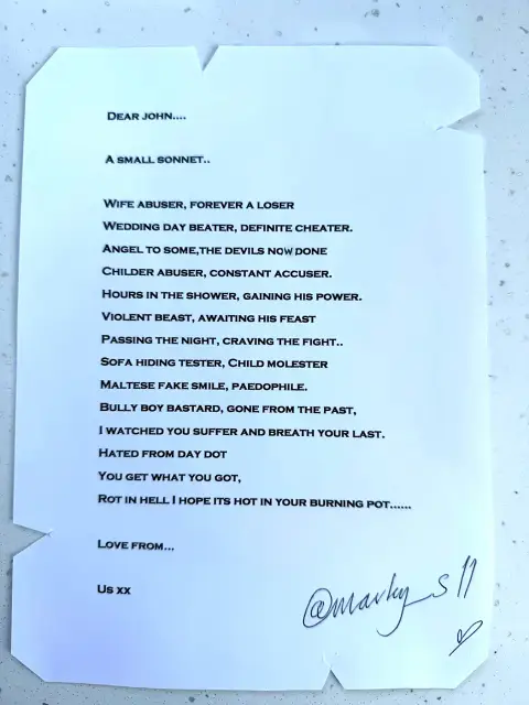 Dear John by Mark Staples