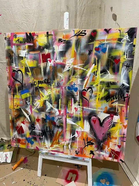 Early painting by Mark Staples