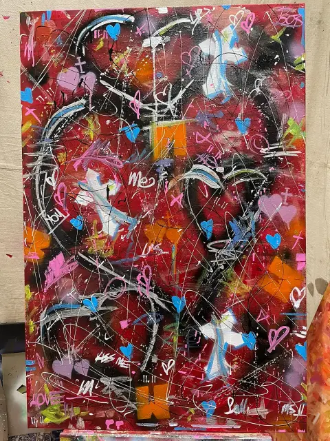 Early painting by Mark Staples