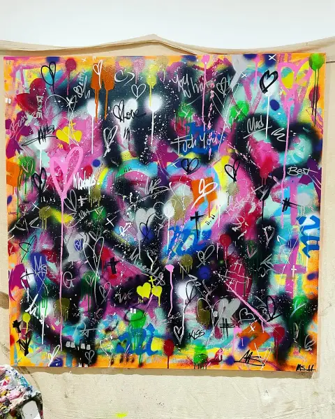 Early painting by Mark Staples