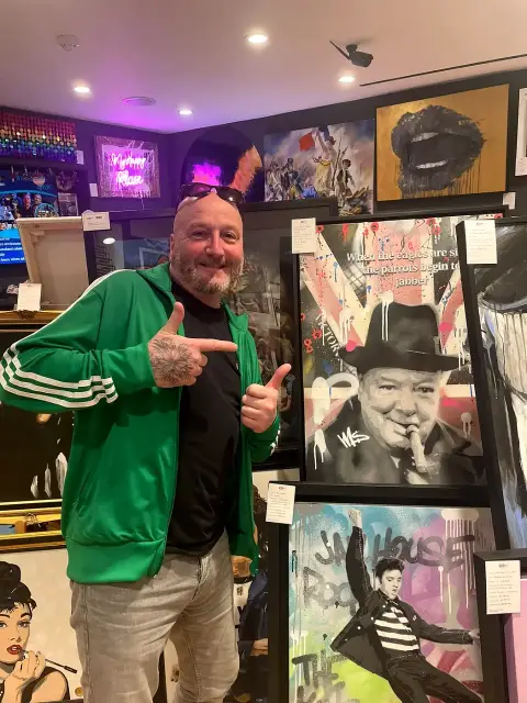 Churchill at The Brighton Box by Mark Staples