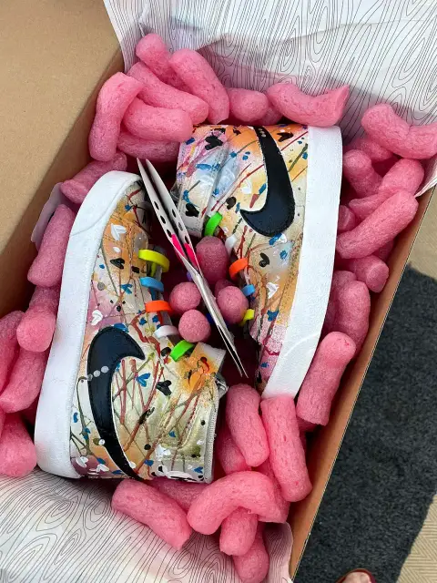 Painted object by Mark Staples