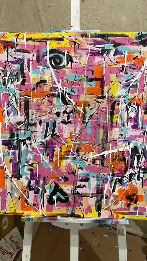 Early painting by Mark Staples