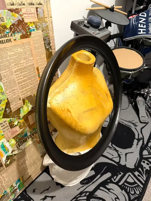 Painted object by Mark Staples