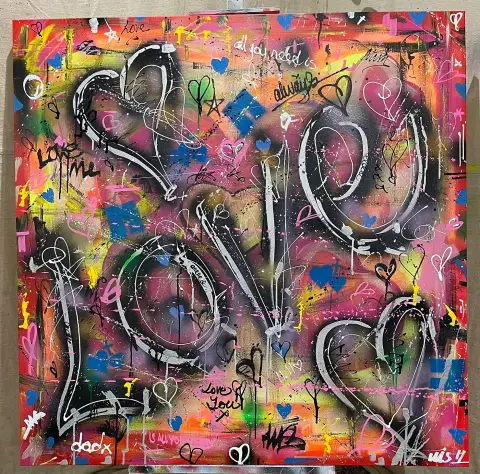 Early painting by Mark Staples
