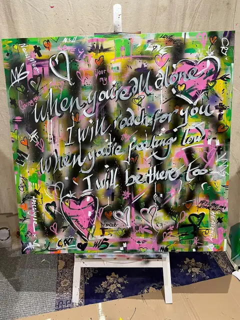 Early painting by Mark Staples