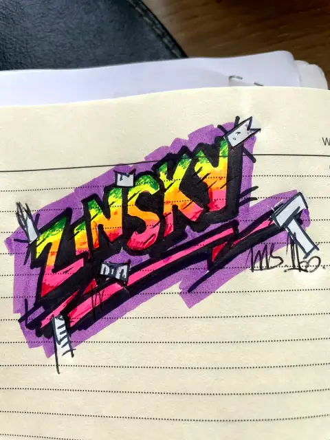 Drawing by Mark Staples
