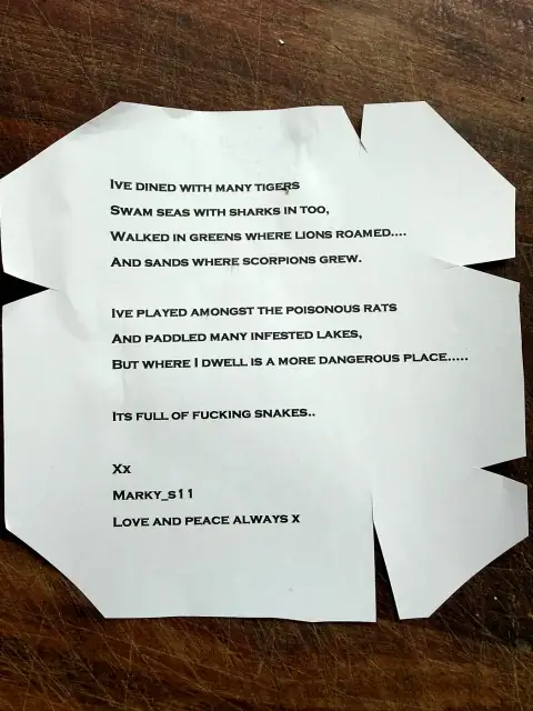 Poem by Mark Staples