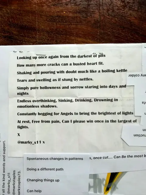 Poem by Mark Staples