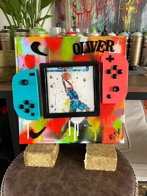 Painted object by Mark Staples