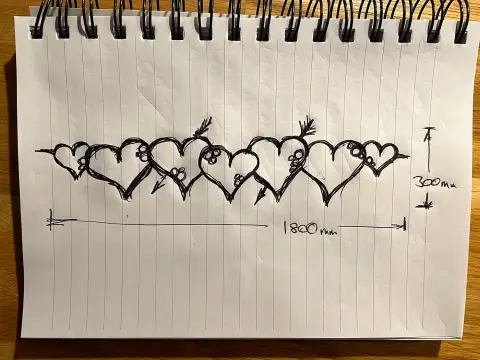 Drawing by Mark Staples