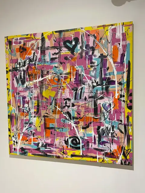 Early painting by Mark Staples