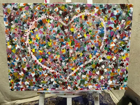 Early painting by Mark Staples
