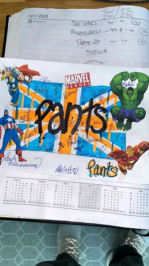 Drawing by Mark Staples