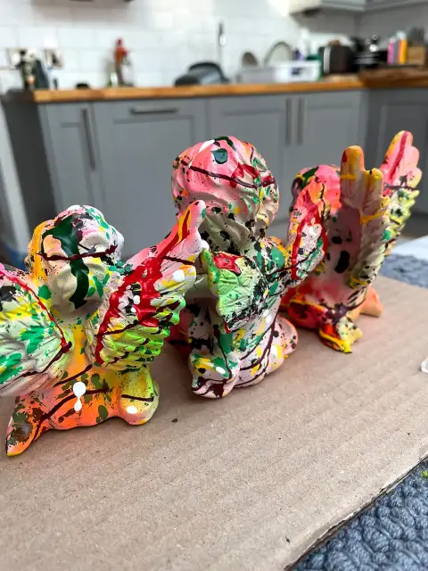 Painted object by Mark Staples
