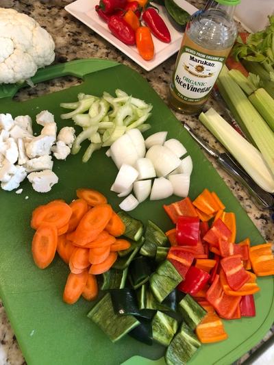 pickling veggies