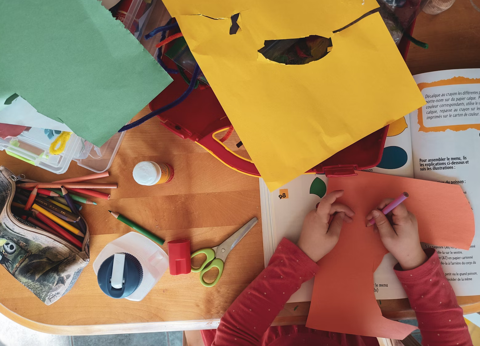 Baby looking out at a garden
