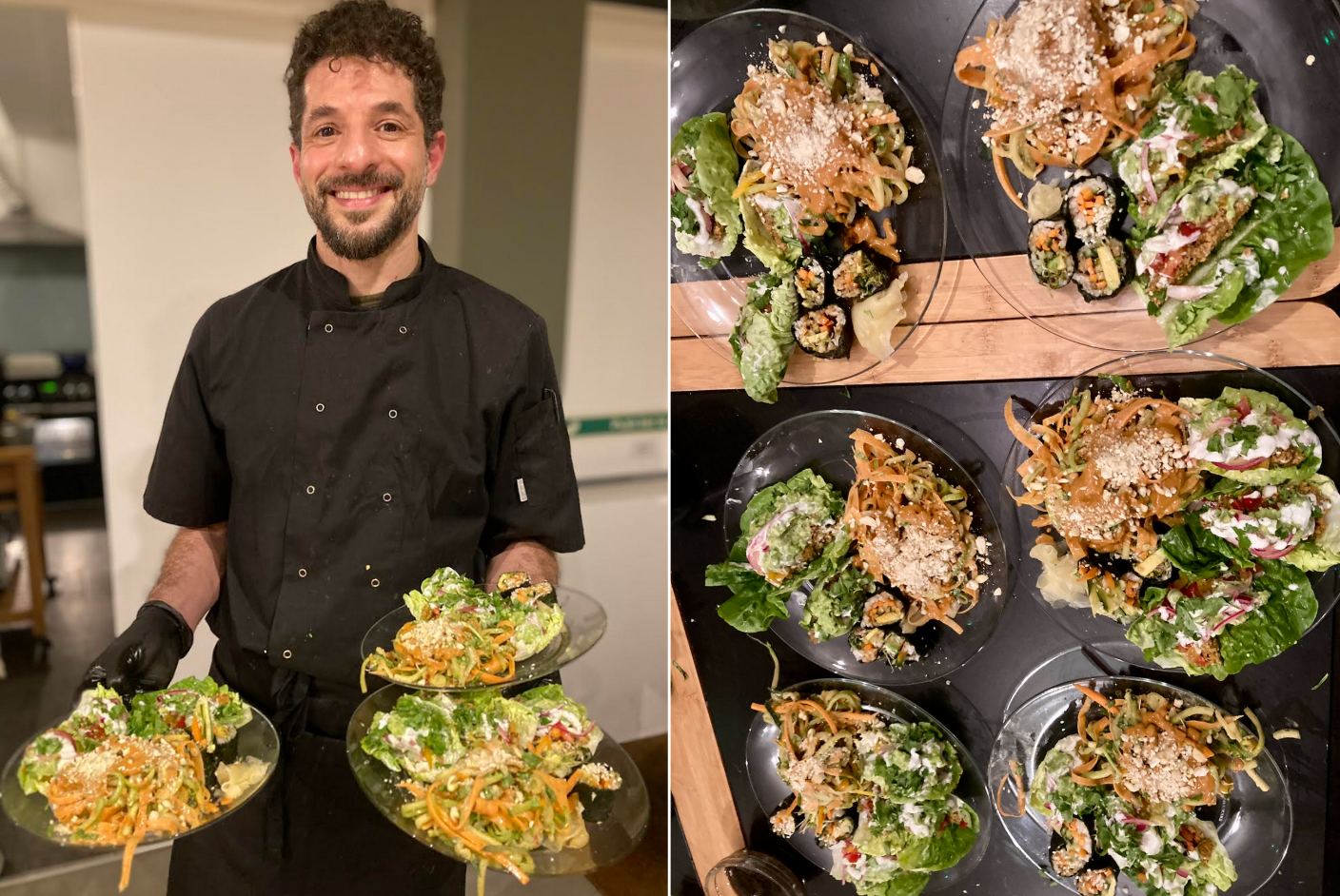 Richard & his plates of food
