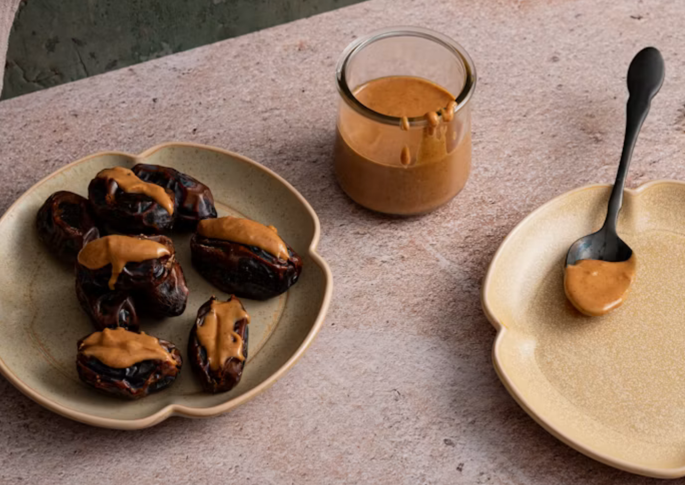 Peanut Butter & Chocolate Stuffed Dates
