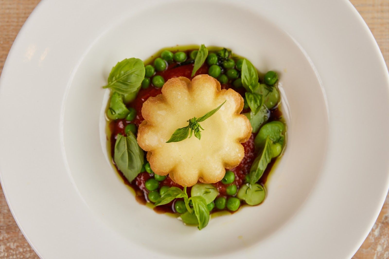 Roasted vegetable tartlet