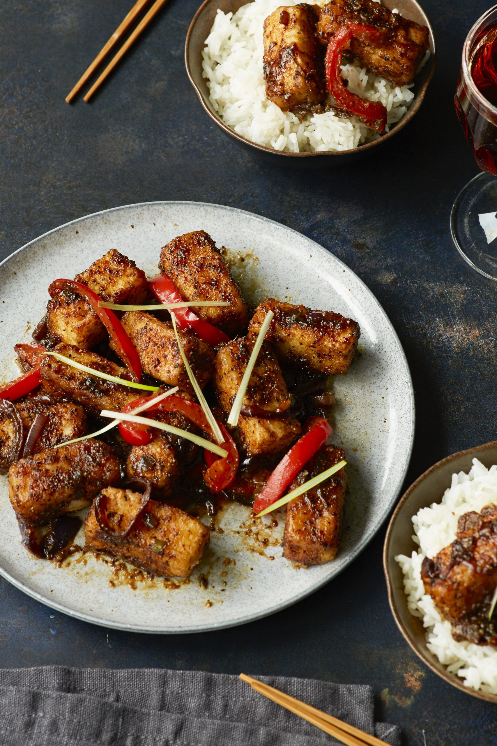 Salt and pepper tofu