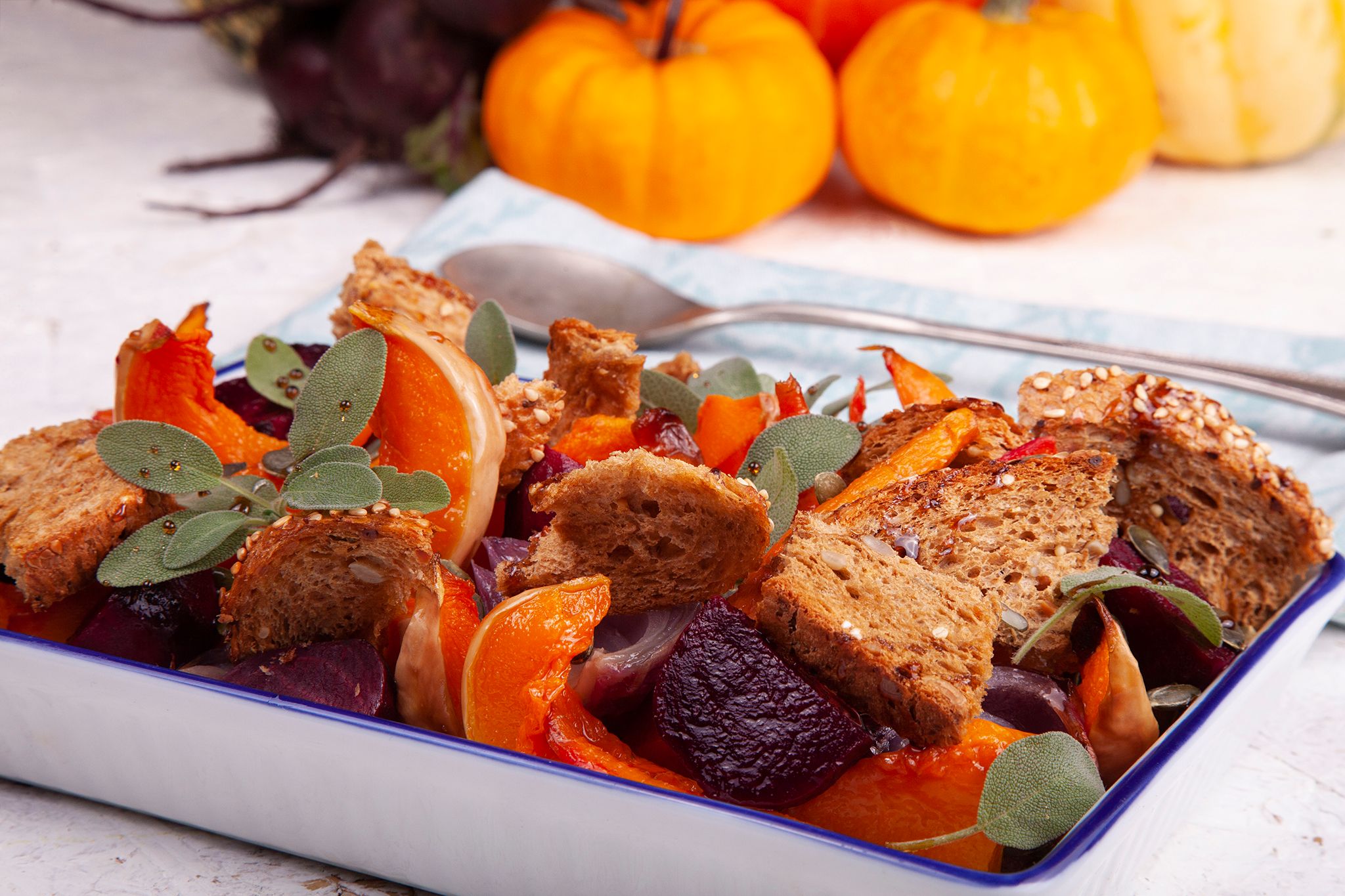 Warm Italian Roasted Root Salad