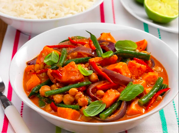 Thai vegetable red curry