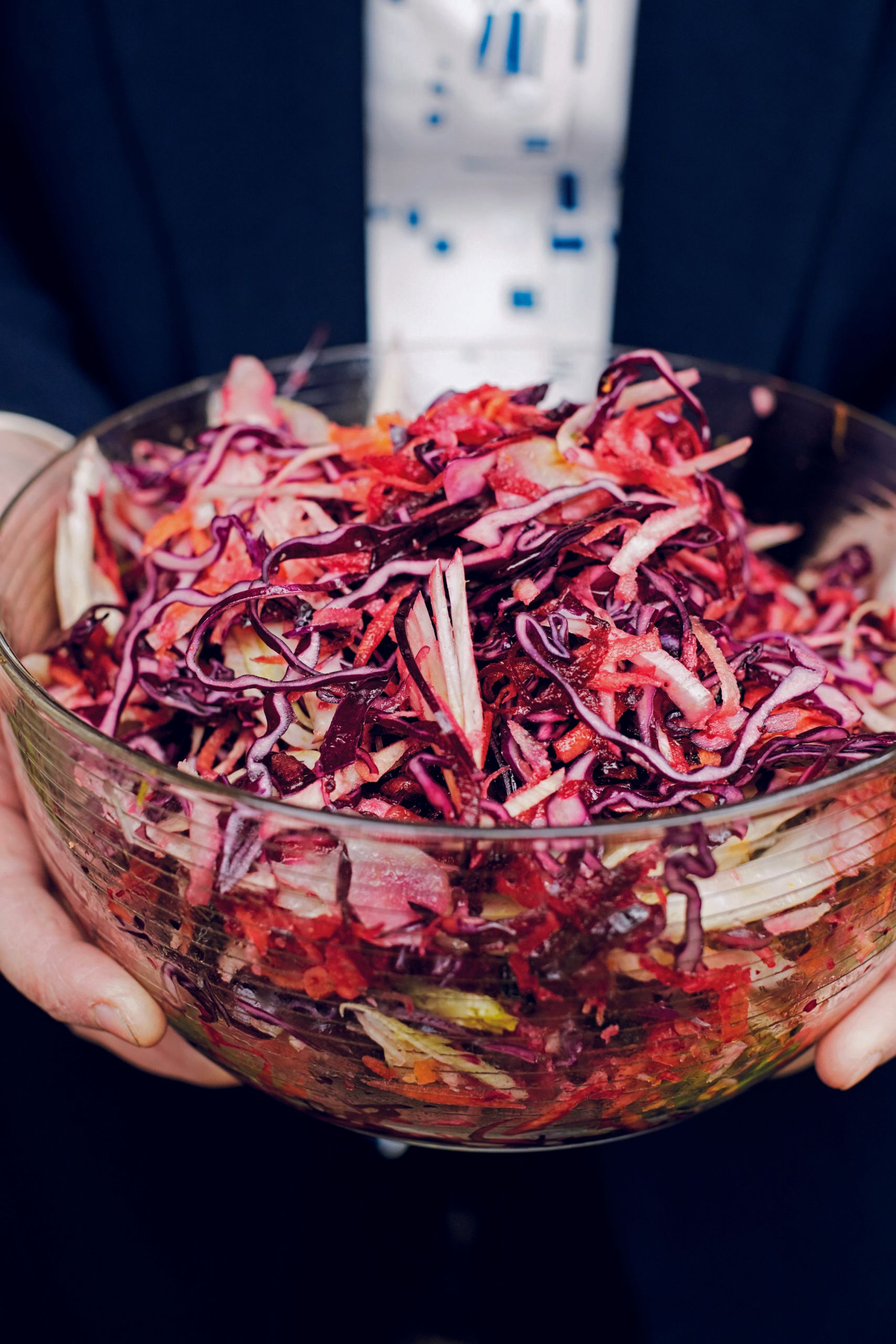 Rainbow root slaw