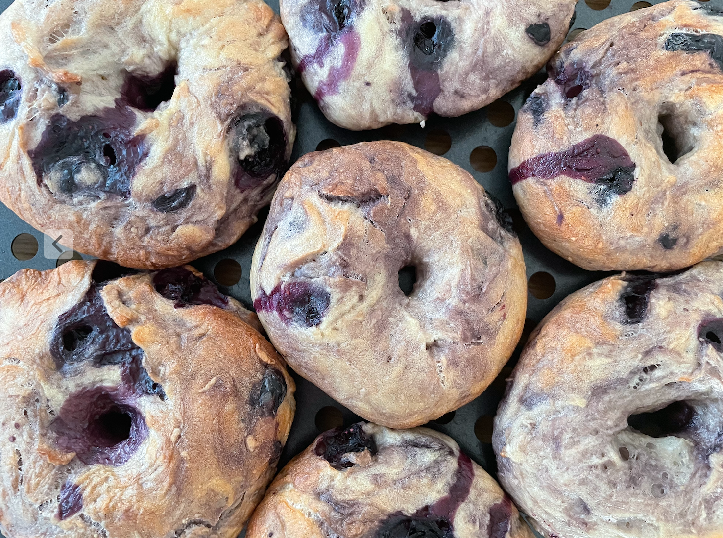 Simple Blueberry Bagels