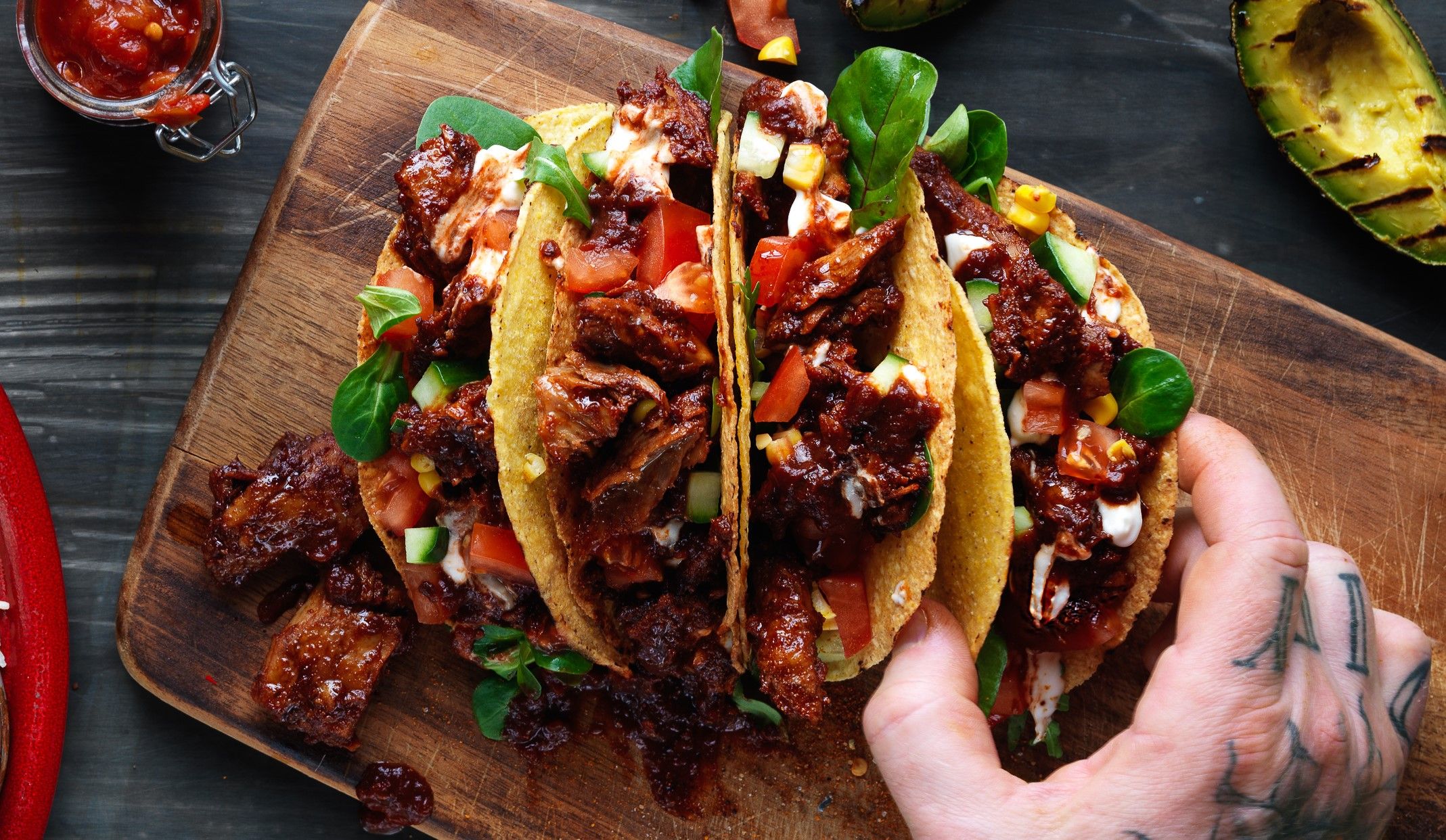 Pulled Oumph! Tacos