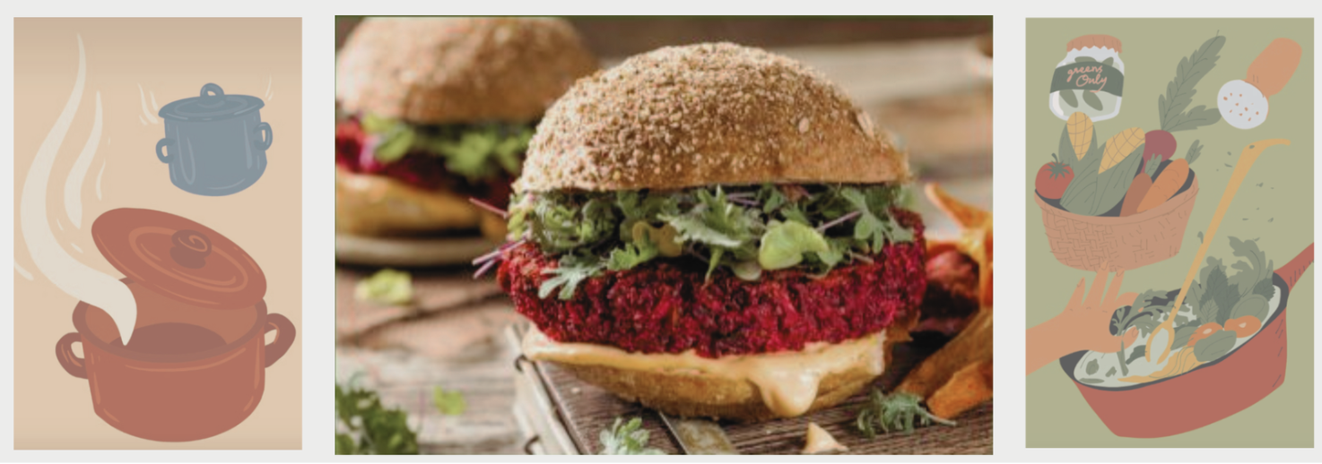 Burger & cooking graphics