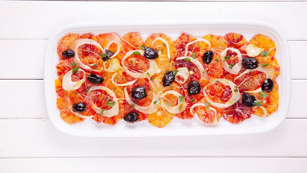 Blush orange, fennel and olive salad - for Pesach