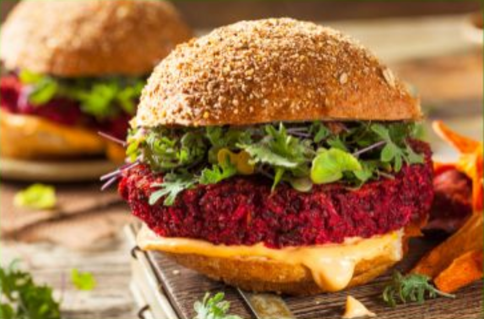 Beetroot and Black Bean Burgers