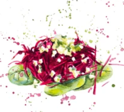 Roasted Beetroot &amp; Cherry Salad