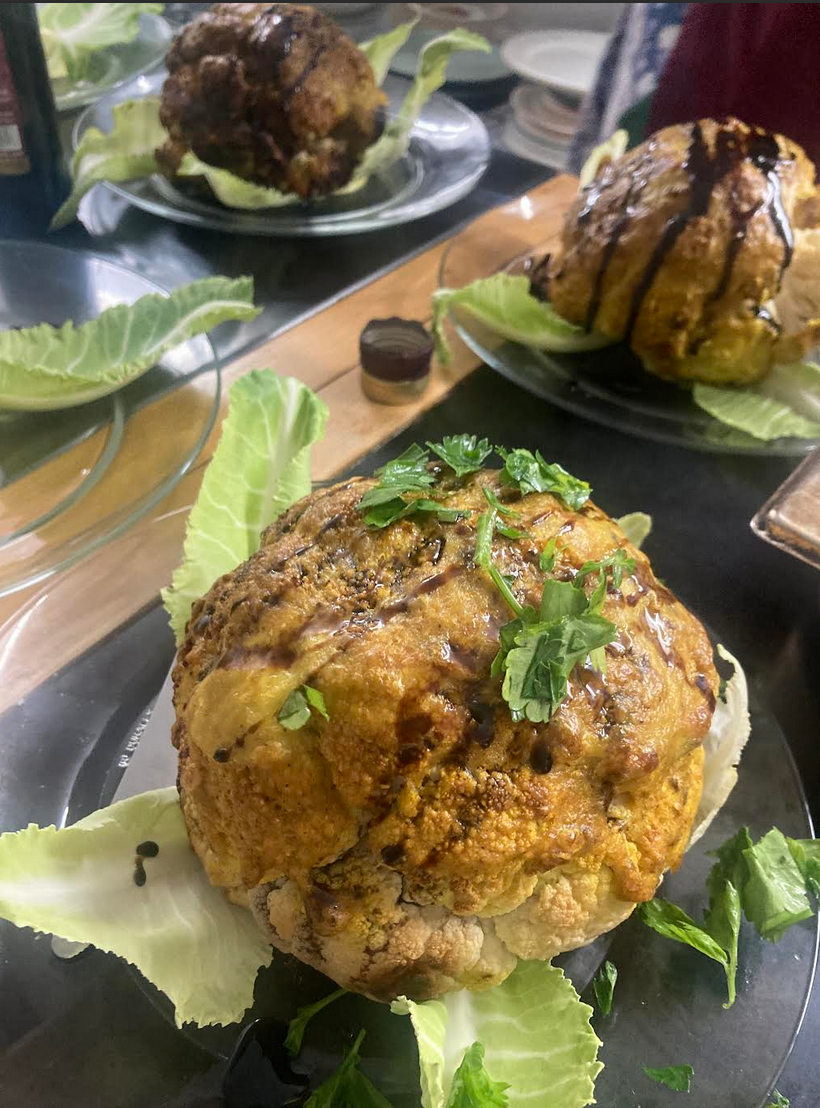 Spiced Whole-Baked Cauliflower
