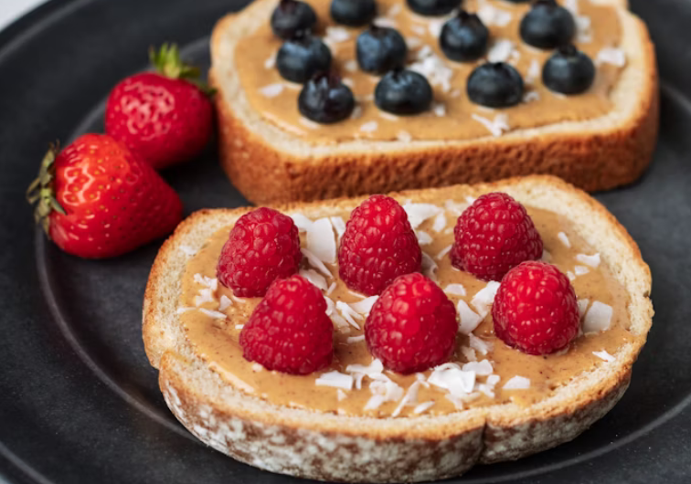 Plantbased toast meal