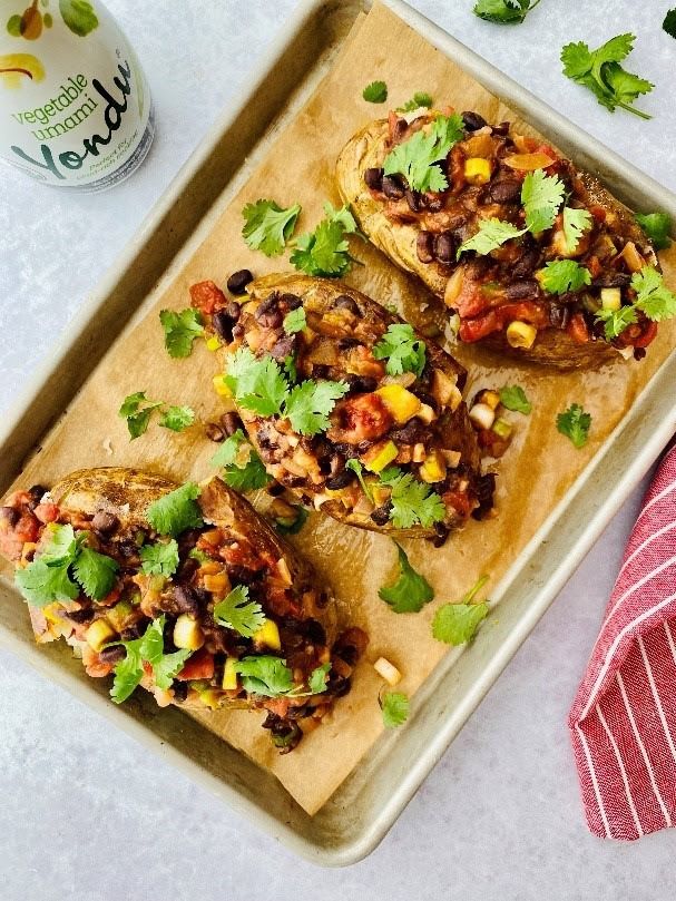 Baked chilli potatoes