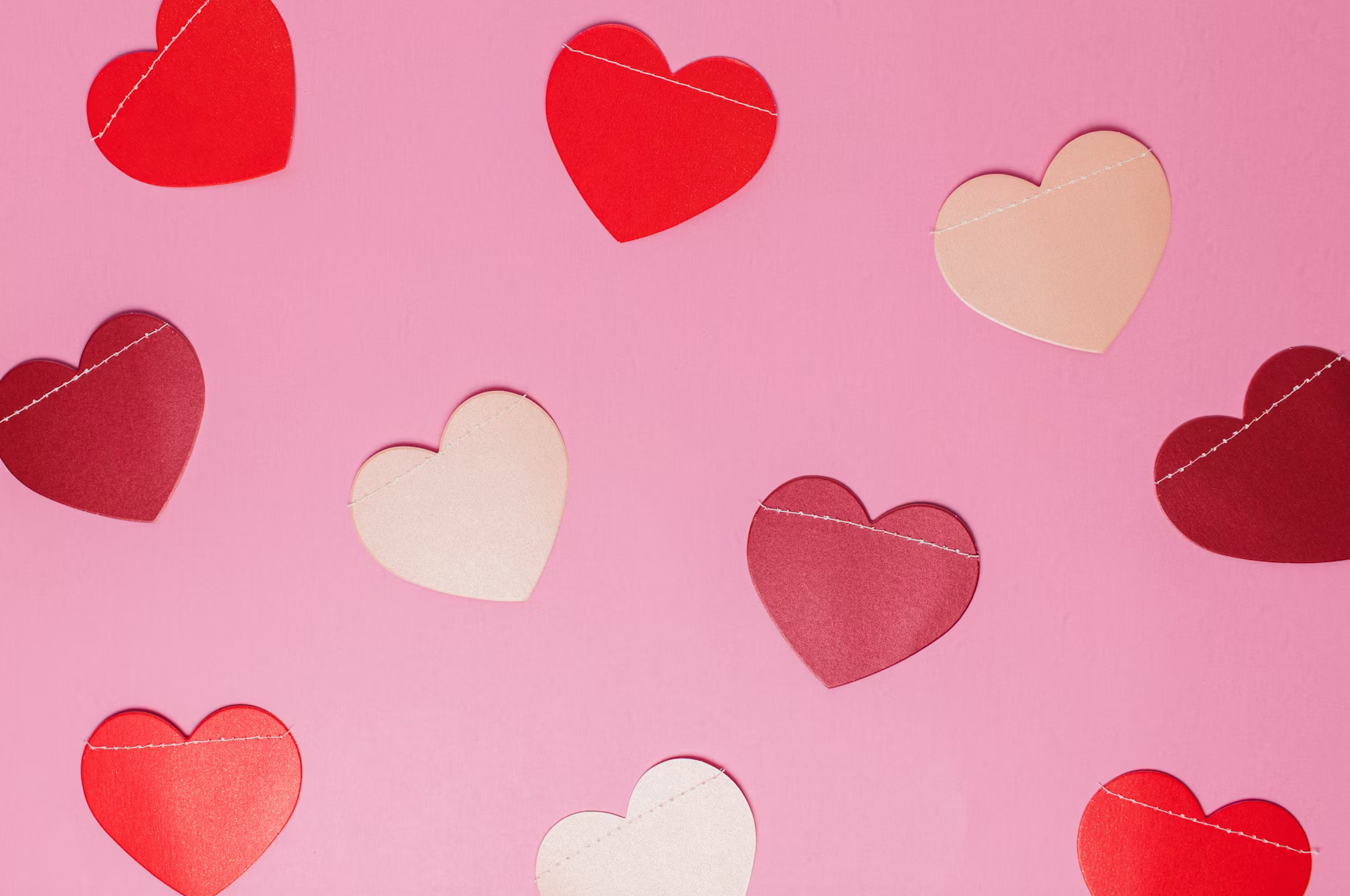 Valentines love hearts