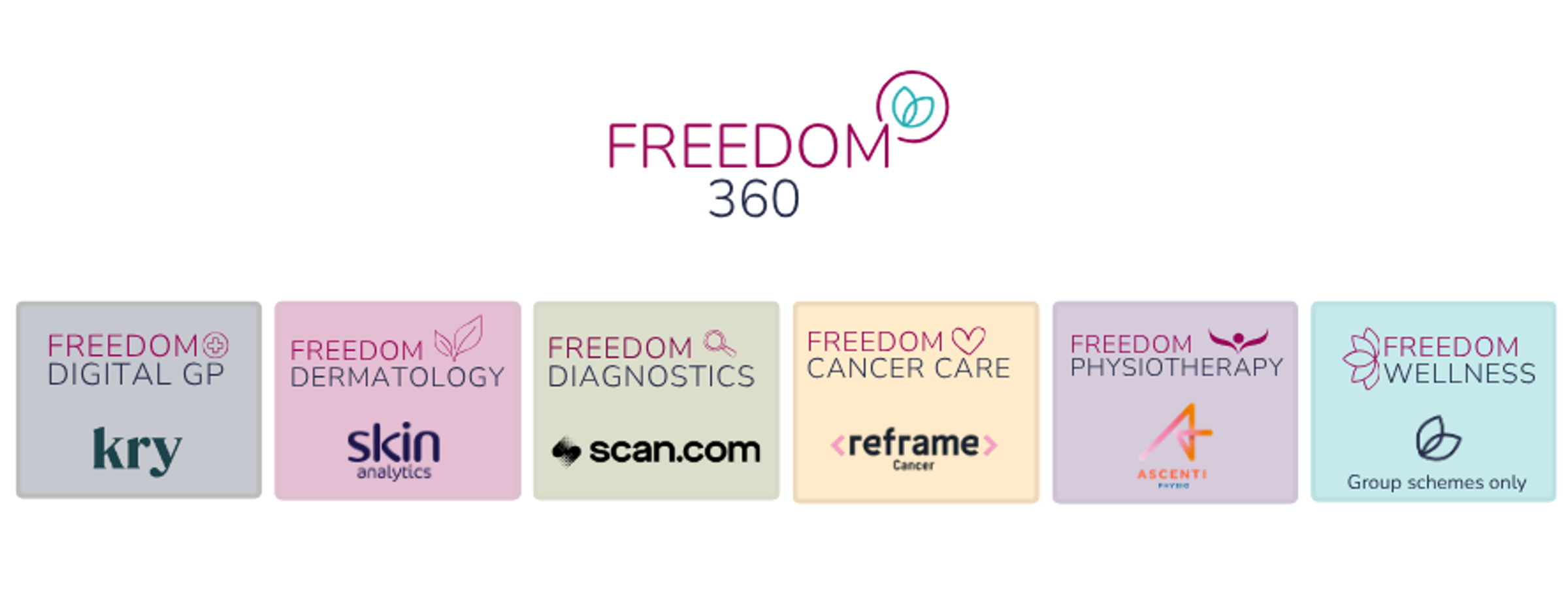 The Freedom 360 health and wellbeing toolkit and its services