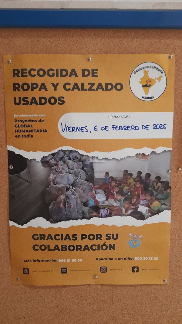 Campaña Solidaria: Recogida de Ropa y Calzado Usado