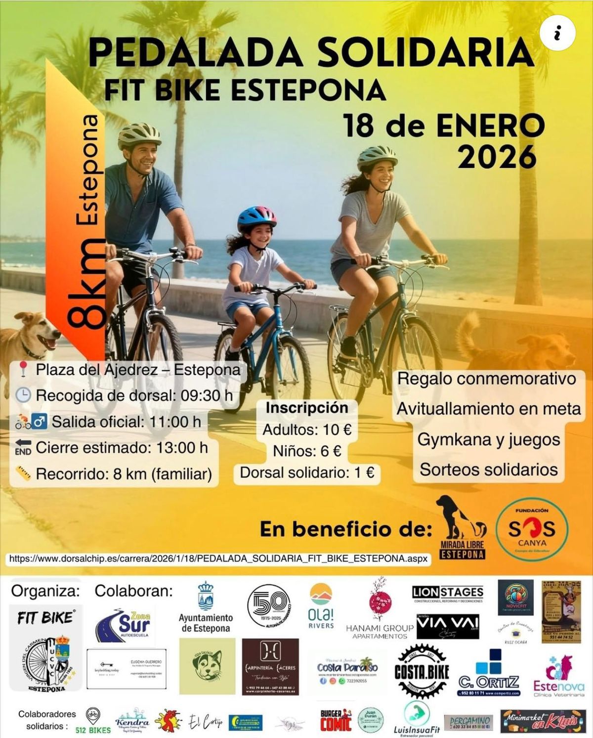 Pedalada Solidaria FIT BIKE ESTEPONA