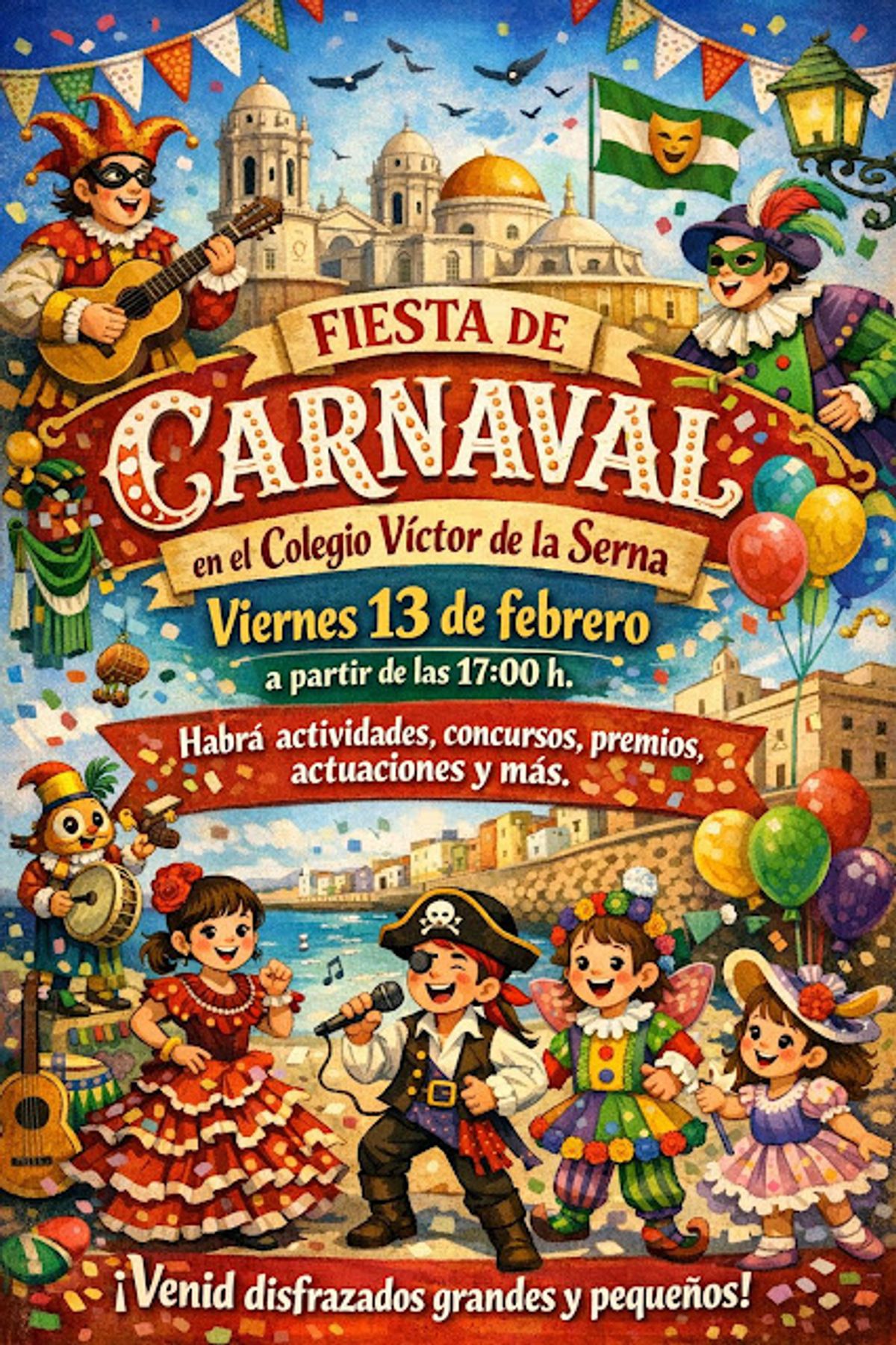 Fiesta de Carnaval viernes 13 de febrero a partir de las 17.00 - 1