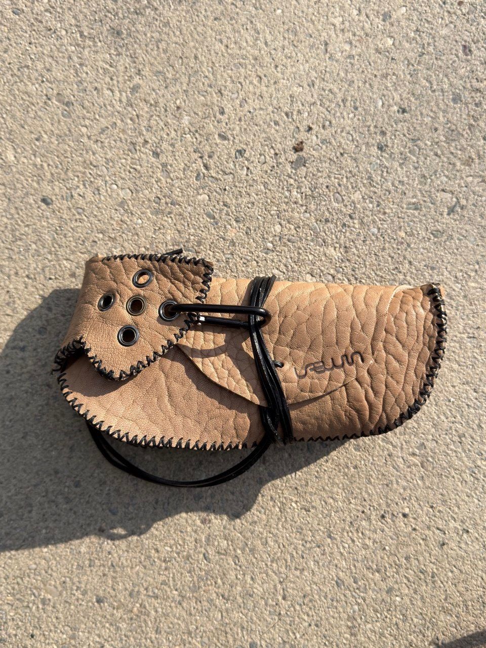 leather pouch for mammoth goggles - limited collection