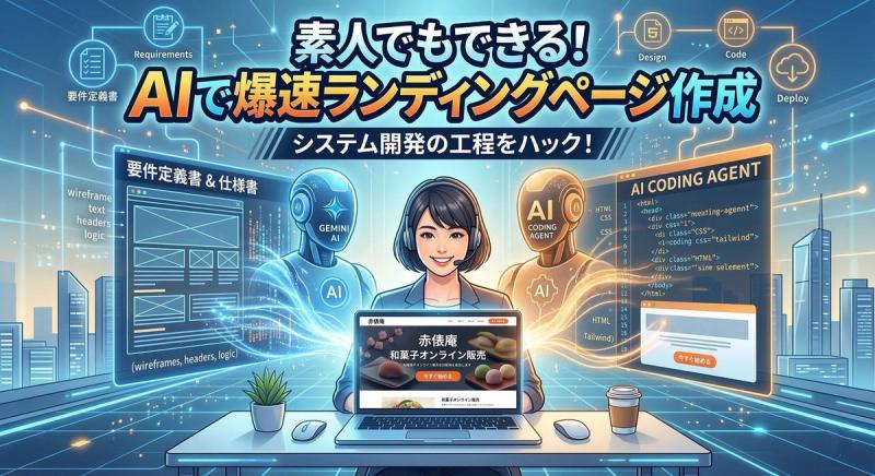 知識ゼロからAIで作る！システムエンジニア流・売れるLP爆速作成術①