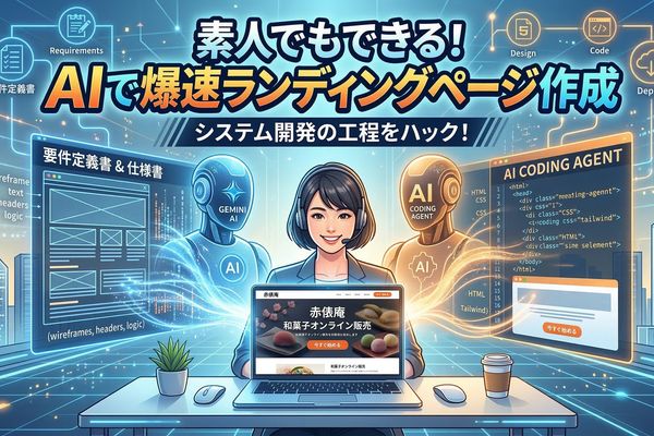 知識ゼロからAIで作る！システムエンジニア流・売れるLP爆速作成術①