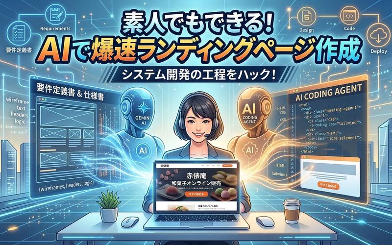 知識ゼロからAIで作る！システムエンジニア流・売れるLP爆速作成術①